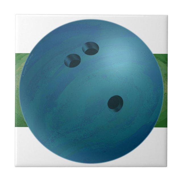 Carreau Bowling Ball Blue (Devant)