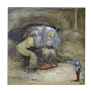 Carreau "Boy with Troll" de John Bauer