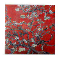 Branches de Vincent van Gogh avec le rouge de