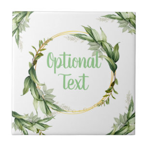 Carreau Branches d'olivier en fleurs