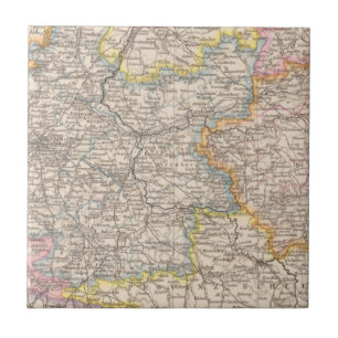 Carreau Brandebourg, carte d'atlas de Posen