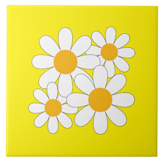 Carreau Bright and Bold Daisy (Devant)