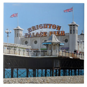 Carreau Brighton Palace Pier vue céramique