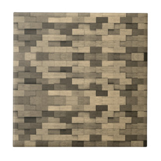 Carreau briques 3D couleur sable