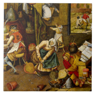 Carreau Brueghel le Jeune - L'Alchimiste, l'art
