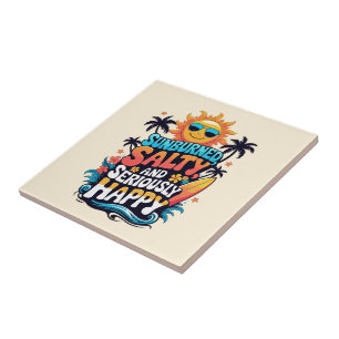 Carreau Brûlé, Salé et Heureux – Vibes Rétro de Plage
