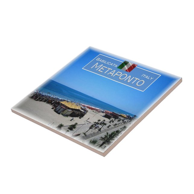 Carreau BSL002 METAPONTO, Basilicate, Italie, (Côté)