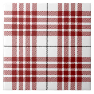 Carreau Buchanan tartan rouge blanc plaid