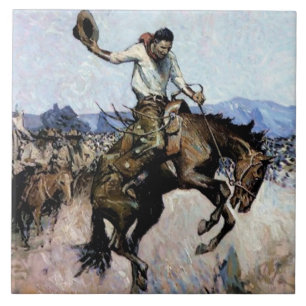 Carreau « Bucking on a Dime » par WHD Koerner