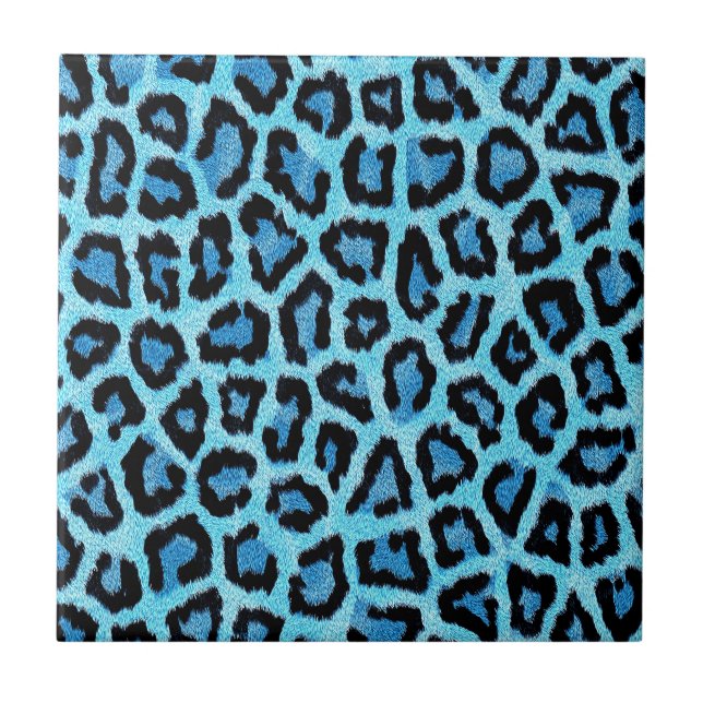 Carreau Bue Motif Leopard tendance (Devant)