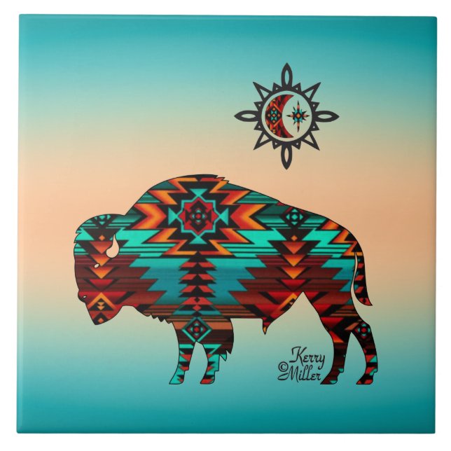 Carreau Buffalo du sud-ouest (Devant)