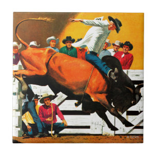 Carreau Bull Riding par Fred Ludekens