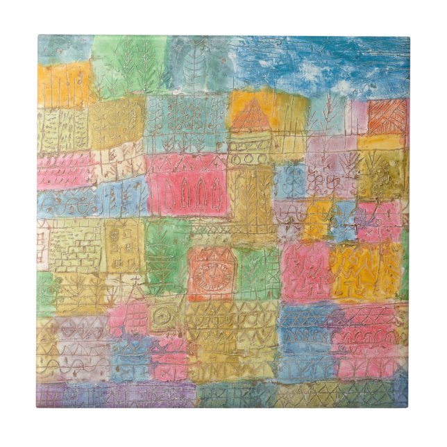 Carreau Bunte Landschaft - Paul Klee (Devant)