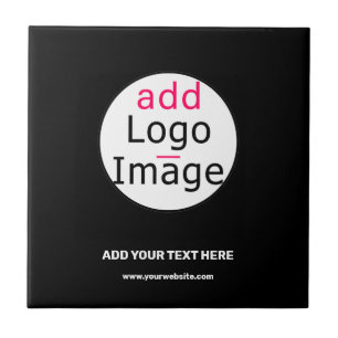 Carreau Business Chic Personnalisable noir blanc minimal