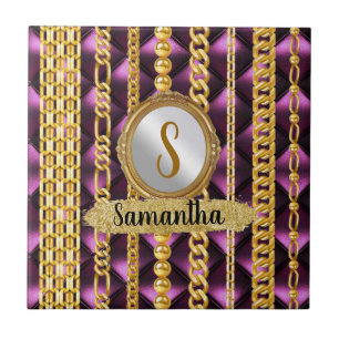 Carreau Cadeau Anniversaire customisé Pour Femme, Ami, Soe