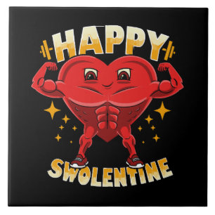 Carreau Cadeau de la Saint-Valentin drôle de séance d'entr