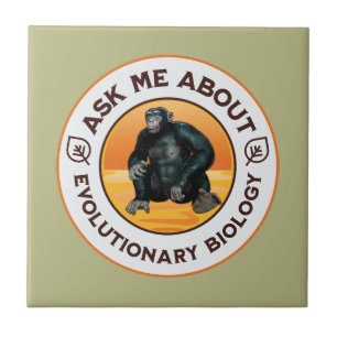 Carreau Cadeau d'humour sur l'évolution pour professeur de