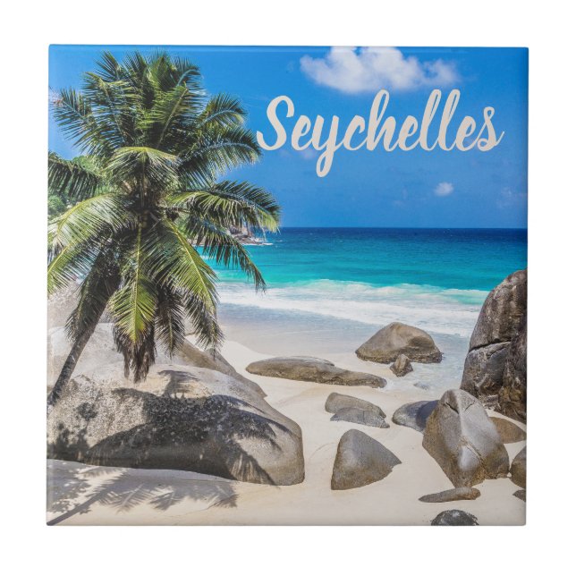 Carreau cadeau Mahe Seychelles Carana Beach (Devant)