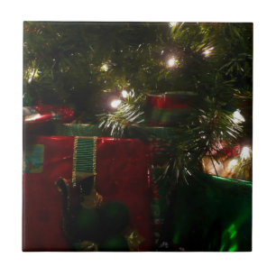 Carreau Cadeaux sous l'arbre Noël