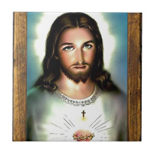 CARREAU CADRE EN BOIS 29 P PERSONNALISABLE DE COEUR SACRÉ