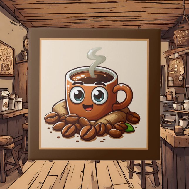 Carreau Café bar, boutique ou cuisine à thème Café (Créateur téléchargé)