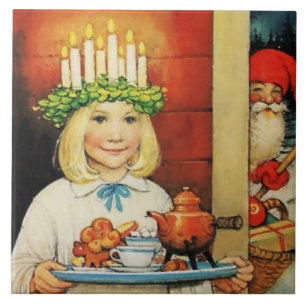 Carreau "Café de Noël" de Jenny Nystrom