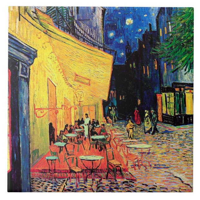 Carreau Café Terrace à Night, Vincent van Gogh (Devant)