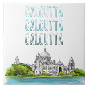 Carreau Calcutta "Mémorial Victoria" Kolkata Bengali