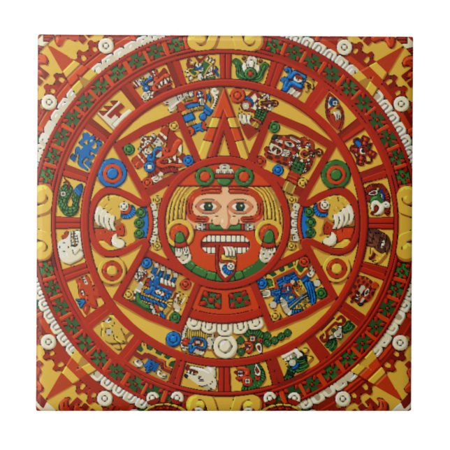 Carreau Calendrier maya Trivit Tile (Devant)