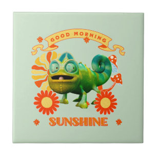 Carreau Caméléon drôle Bonjour Soleil