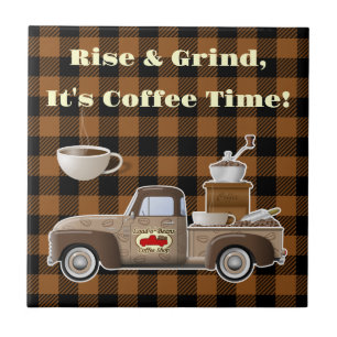 Carreau Camion à Café Rise and Grind Carrelage en Céramiqu