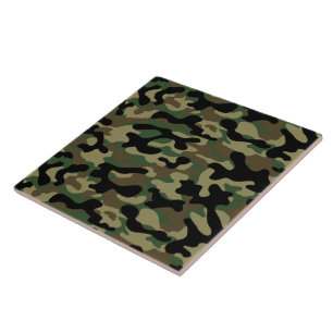 Carreau Camouflage Bois Militaire