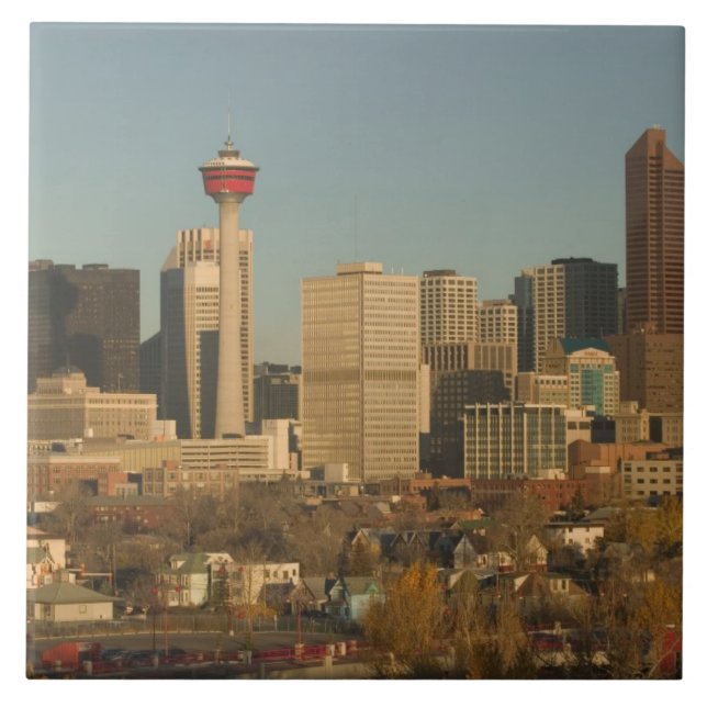Carreau Canada, Alberta, Calgary : City Skyline à partir d (Devant)