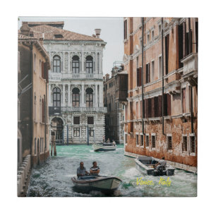 Carreau Canal de bateau de Venise