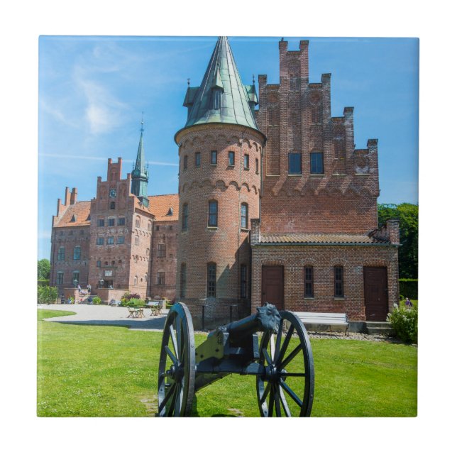 Carreau Canon Au Château Egeskov (Devant)