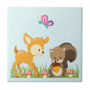 Carreau Caricature en bois mignon