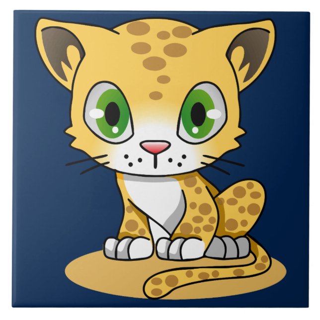 Carreau caricature kitty (Devant)