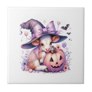 Carreau Carré Halloween Vache