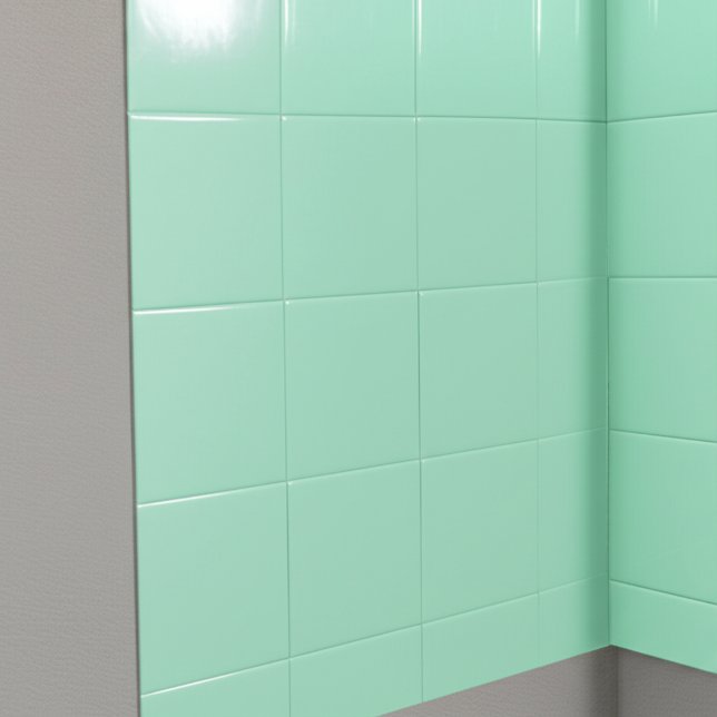 Carreau Carré Seafoam Green (cuisine rétro et salle de bai (Seafoam green tiles
)