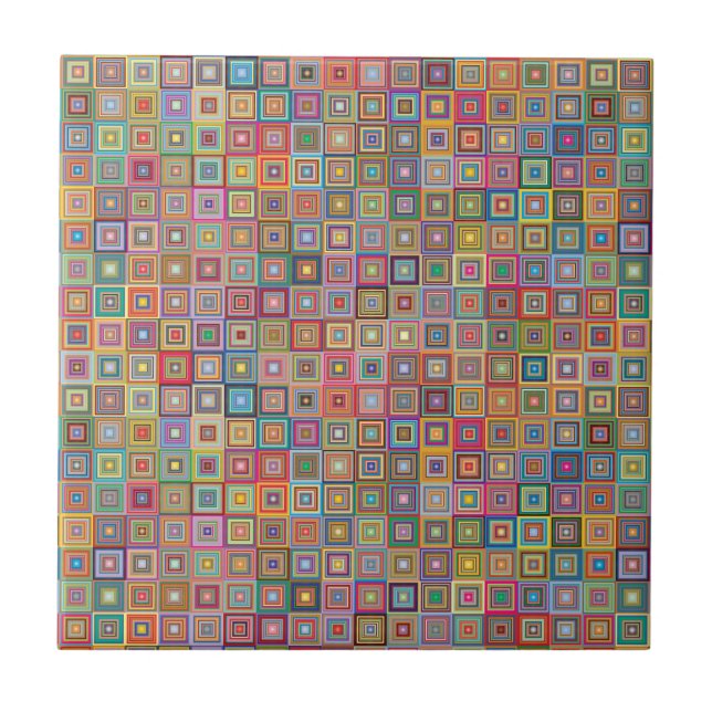 Carreau Carrelage Abstrait en céramique à motifs du milieu (Devant)