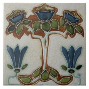 Carreau Carrelage Art nouveau cheminée décorative