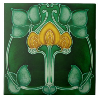Carreau Carrelage Art nouveau cheminée décorative