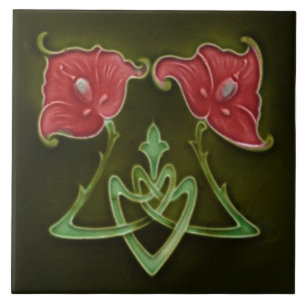 Carreau Carrelage Art nouveau cheminée décorative