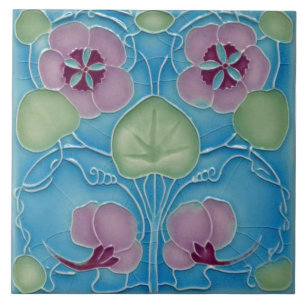 Carreau Carrelage Art nouveau cheminée décorative