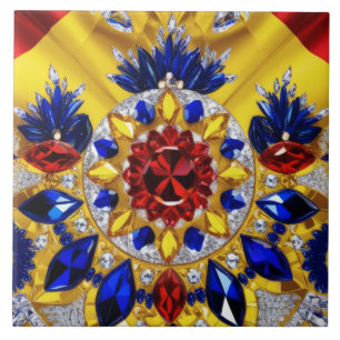 Carreau Carrelage aux couleurs roumaines Design moderne