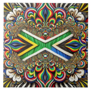 Carreau Carrelage aux couleurs sud-africaines design moder