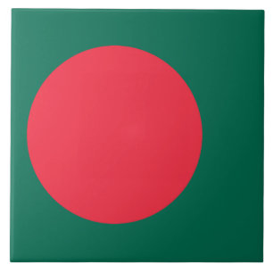 Carreau Carrelage avec drapeau du Bangladesh