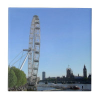 Carrelage avec London Eye Ferris Wheel