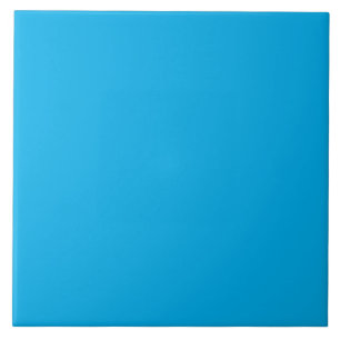 Carreau Carrelage bleu azur en céramique.