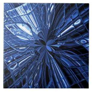 Carreau Carrelage bleu céramique